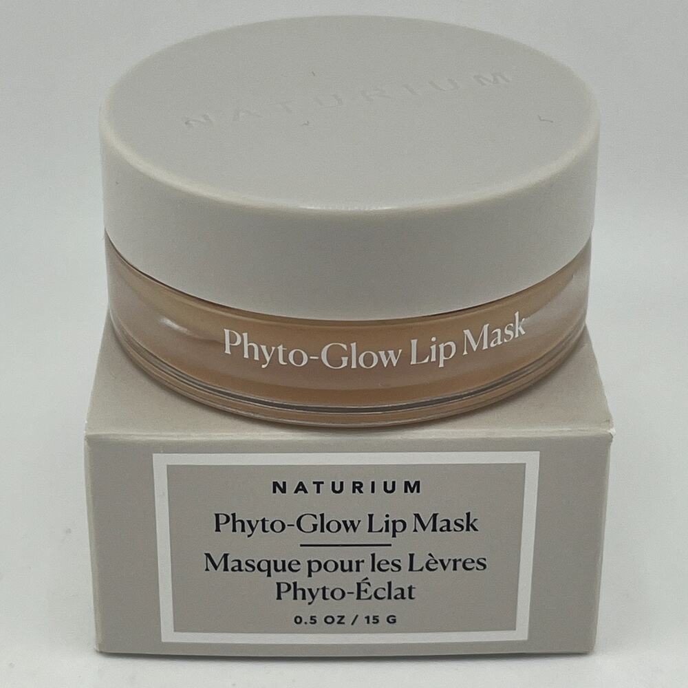Naturium Phyto-Glow Lip Mask - Hydrating/Moisture/Restore/Replenish (0.5 Oz) NEW